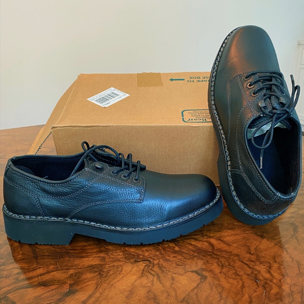 L.L. Bean Mens Black Oxford Size 11.5 US